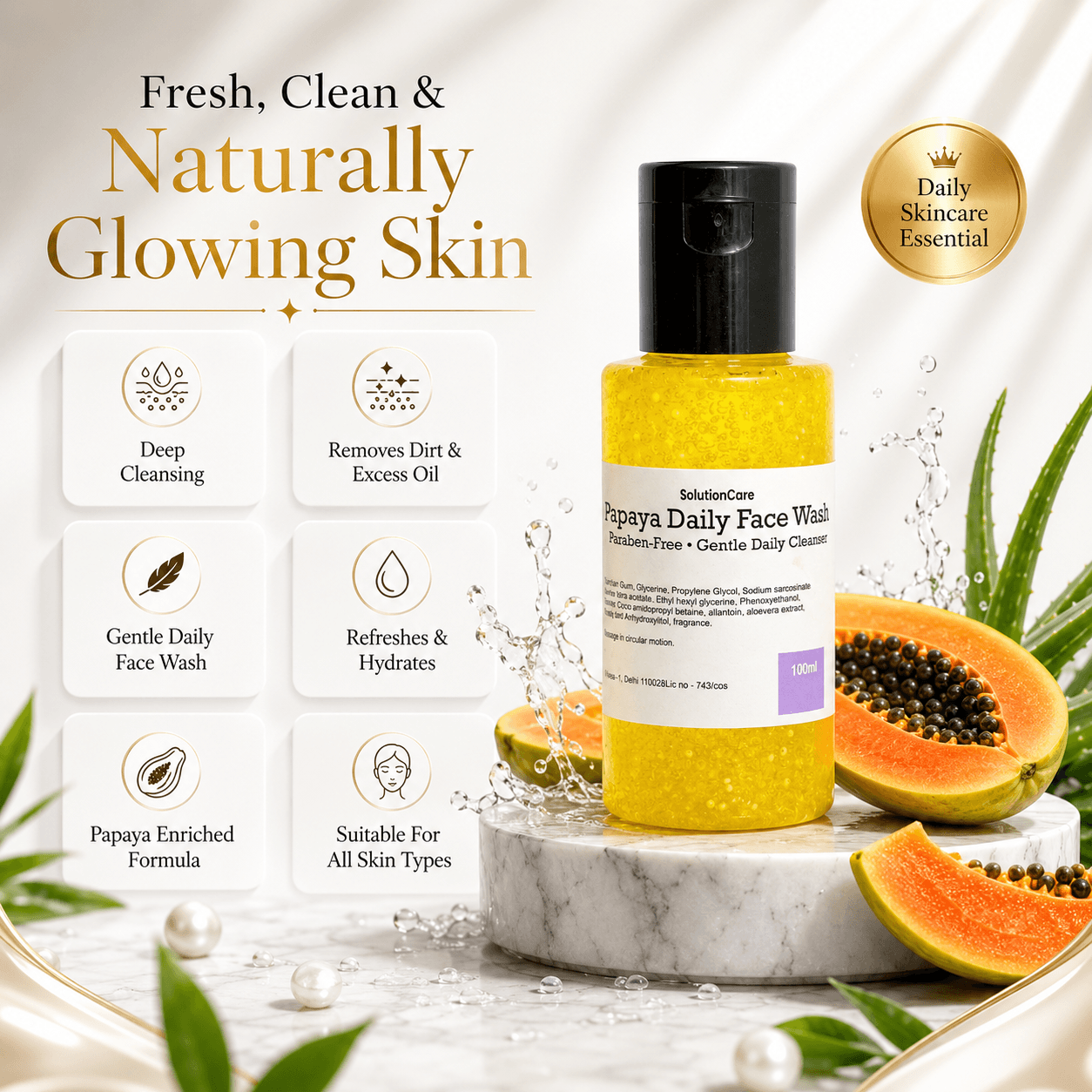 Papaya Daily Face Wash