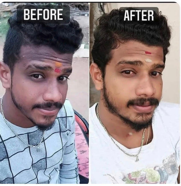 Customer before and after result
