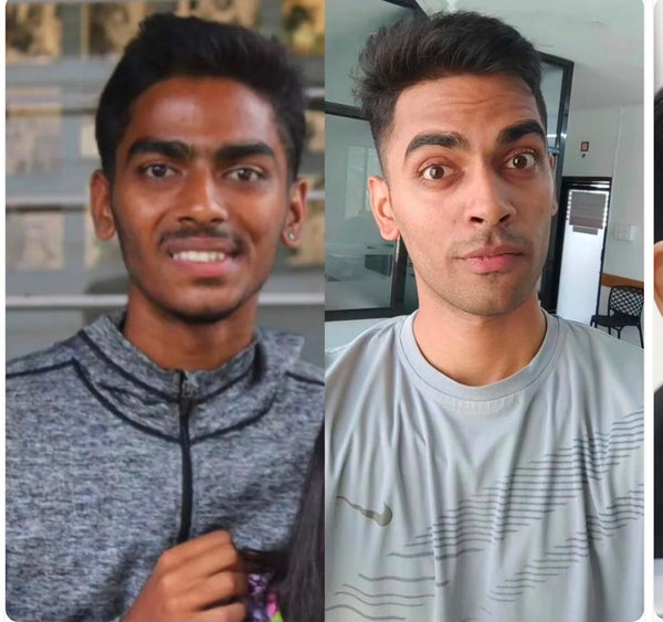 Customer before and after result